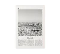 NEOHI Hialeah Black And White, Florida, USA, United States Retro City Map Travel Landscape Canvas Wall Art Posters And Prints Room Aesthetic Bedroom Office Decor 24x36inch(60x90cm)