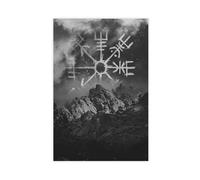 NEOHI Inspirational Poster Viking Compass Vegvisir Room Aesthetics Canvas Art Wall Decor Posters Home Bar Restaurant Garage Cafe Logo Gift 24x36inch(60x90cm)