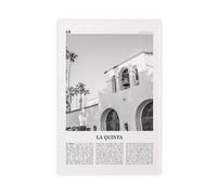 NEOHI La Quinta Black And White House, California, USA City Travel Landscape Canvas Modern Poster Wall Art Prints Paintings Living Room Bedroom Decor 24x36inch(60x90cm)