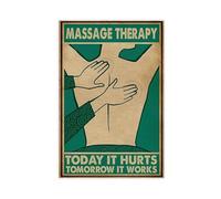 NEOHI Massage Therapist Gift Vertical Spa Physical Therapist Decor Vintage Room Aesthetics Canvas Wall Art Posters And Prints Room Aesthetic Bedroom Office Decor 24x36inch(60x90cm)