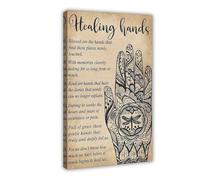 NEOHI POster Home Decor - Healing Hands Massage Therapist Vintage Room Aesthetics Canvas Wall Art Posters And Prints Room Aesthetic Bedroom Office Decor 12x18inch(30x45cm)