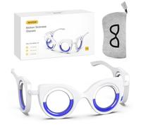 NEOISM Motion Sickness Glasses, Car Sickness Glasses with Black Pattern Bag