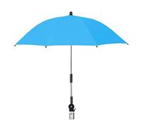 NEOITY Chair Umbrella with Clamp, UV Protection Flexible Beach Umbrella, Portable Sun Shade Umbrellas for Patio Beach Wheelchairs Golf Carts(blue)