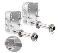NeoKaleido 2 Pack Adjustable Boat Lift Installation Wheel Kit, Heavy Duty Adjustable Bracket Fit Universal Lifts and Dock Shafts, Fits Most 2" to 4" Trailer Beams