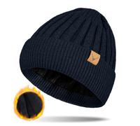 NEOLA Beanie Hat Men - Winter Hats Thermal Trawler Beanie Hats Soft Classic Knitted Cuffed Beanies Gifts for Men UK