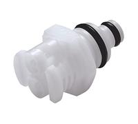 neoLab 2-0829 Acetal 2-in-1 Quick Coupling Without Shut-Off, Nut Part, 2 x 3.3 mm Diameter, Female Coupling Part with Male Thread, 3 mm for Inner Hose 1, Female Gender Coupling Part, White