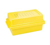 neoLab 2-3730 CellCamper Polycarbonate -20 °C Kryo Rack for Cryo Tubes with Gel, 0 °C for 5 Hours Temperature Life, 32 Seats, 240 cm Length x 120 mm Height, Yellow