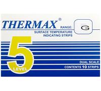 neoLab 3-1917 Temperature Indicating Strips, 188°C to 210°C, Pack of 10
