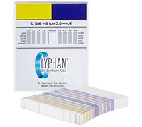 Neolab 3 3801 PH Indicator Paper pH Lyphan 0.2 pH 3.0 - 4.4 (Pack of 200)