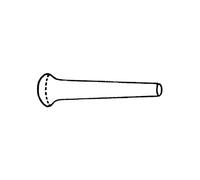 neoLab E-1146 porcelain pestle, 180 mm x 42 mm