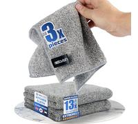 NeoLavish® Microfibre Cleaning Cloth - 3 Pack | Thick, Super Plush Absorbent Towel | Lint-Free Bamboo Kitchen Cloths for Dishwashing, Dusting, Surfaces, Home | Fast Dry & Reusable Clothes, 30x30 cm