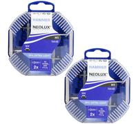 Neolux 4X H1 12V 55W Extra Light Halogen Bulbs P14.5S P145S Set Box Car Lamp