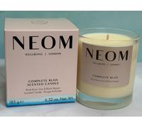 Neom Complete Bliss 185g Scented Candle Blush Rose Lime Black Pepper NWB RRP£40