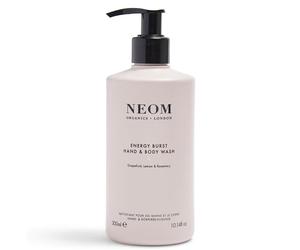 NEOM Energy Burst Hand & Body Wash 300ml Grapefruit Lemon Rosemary Organics