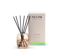 NEOM Feel Refreshed Reed Diffuser, Sicilian Lemon & Basil, 100ml | Crisp, invigorating scent; up to 12 weeks fragrance; refillable glass vessel; 100% natural
