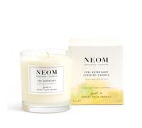 NEOM- Feel Refreshed Scented Candle, 1 Wick | Lemon & Basil | Essential Oil Aromatherapy Candle | Scent to Boost Your Energy
