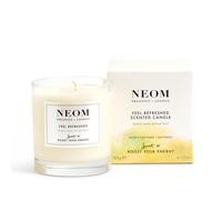 NEOM- Feel Refreshed Scented Candle, 1 Wick | Lemon & Basil | Essential Oil Aromatherapy Candle | Scent to Boost Your Energy