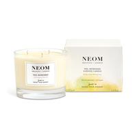 NEOM- Feel Refreshed Scented Candle, 3 Wick | Lemon & Basil | Scent to Boost Your Energy,White,420 g (Pack of 1),1101166