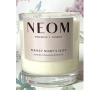 NEOM- Perfect Night's Sleep Scented Candle, 1 Wick, Lavender & Jasmine, Essential Oil Aromatherapy Candle, Scent to Sleep