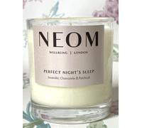 NEOM- Perfect Night's Sleep Scented Candle, 1 Wick, Lavender & Jasmine, Essential Oil Aromatherapy Candle, Scent to Sleep
