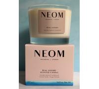 NEOM Real Luxury Scented Candle 420g 3 Wick Lavender Sandalwood Jasmine RRP £55