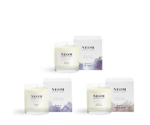 NEOM Wellbeing 3 Piece Luxury Candle Collection HAPPY