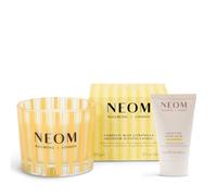 NEOM Wellbeing Complete Bliss Citronella Outdoor Candle with Hand Balm
