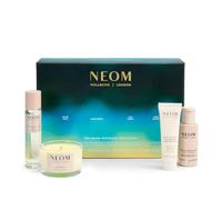 NEOM Wellbeing Discovery Collection Gift Set I Perfect Night’s Sleep Mist 30ml, Real Luxury Magnesium Body Butter 30ml, Super Shower Power Body Cleanser 50ml, Happiness Scented Travel Candle 75g