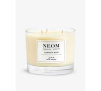 NEOM- Complete Bliss Scented Candle, 3 Wick | Blush Rose, Lime & Black Pepper | Essential Oil Aromatherapy Candle | Scent to De-Stress