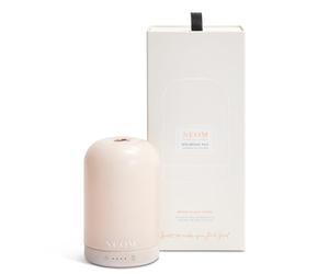 NEOM Wellbeing Pod in Blush | Premium Ultrasonic Essential Oil Diffuser | Ceramic Cover, LED Light & Timer | Aromatherapy Diffuser | Home Fragrance | Gift