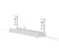 Neomounts ADS07-121 Under-Desk Cable Management Tray 60cm Clamp-On - White