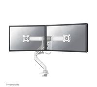 Neomounts DS75-450WH2 - fully mobile desk mount for two 17-32" screens - white
