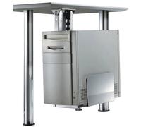 Neomounts CPU-D200SILVER PC bracket Undertable Silver Max. load=30 kg
