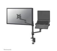 Neomounts DS20-425BL2 - fully mobile desk mount for 17-27" screens and 11.6-17.3" laptops - black