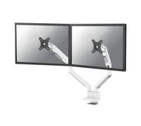 Neomounts DS70-250WH2 Monitor arm 17-32" - gas spring - Topfix - 180-stop Clamp/Grommet 9 kg 43.2 cm (17") 81.3 cm (32") 100 x 100 mm White