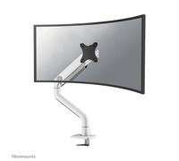 Neomounts DS70S-950WH1 Gas Spring Single Monitor Arm Desk Mount, VESA 75/100 - White