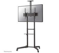 Neomounts FL50-550BL1 37-70" 50kg Height Adjustable Mobile TV Trolley Stand with Camera Shelf - Black