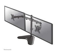 Newstar FPMA-D550DDBLACK Full Motion Dual Desk Stand for two 10-32" Monitor Screens, Height Adjustable - Black