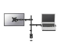 Neomounts FPMA-D550NOTEBOOK Desk Mount Dual Swivel Tilt Tray Black 10"-32"
