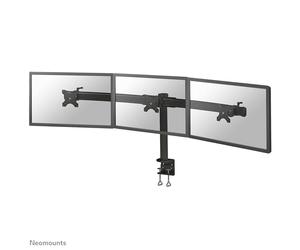 Neomounts FPMA-D700D3 Triple Monitor Desk Mount for 10-27" Screens, Tilt/Swivel/Rotate, Height Adjustable - Black