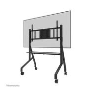 Neomounts MOVE Go XL FL50-575BL1 Mobile Display Stand Trolley with Shelf - Black