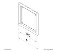 Neomounts Newstar Vesa Conversion Plate From Vesa 75X75Mm To 100X100Mm Black 25.