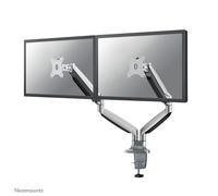 Neomounts NM-D750DSILVER Full Motion Dual Desk Mount - Silver - for t