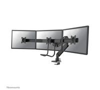 Neomounts NM-D775DX3BLACK desk mount for three flat screens up to 27’ | 6 kg (per screen)