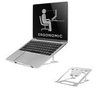 Neomounts NSLS085 Tilt AdjusTable Foldable Laptop Stand - for 10-17in