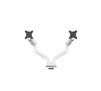 Neomounts DS70S-950WH2 - fully mobile desk mount for two 17-35" screens - white