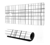 Neon 3D Geometry Colorful Crack Cool Extended Gaming Mouse Pad Mat with Stitched Edge Non-Slip Base Big Mouse Pad Office Computer Keyboard Laptop Home（You can DIY any pattern）