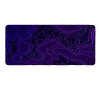 Neon 3D Geometry Colorful Crack Cool Extended Gaming Mouse Pad Mat with Stitched Edge Non-Slip Base Big Mouse Pad Office Computer Keyboard Laptop Home （You can DIY any pattern）