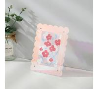 Neon Acrylic Picture Frame 4x6 Floating Display(colorful) | Thickened acrylic build, neon glow effect, for crystal clear transparency, plastic, modern aesthetic