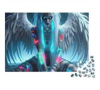 Neon Angel Jigsaw Puzzle 1000 Piece Jigsaw Puzzle for Adults 70x50cm/1000pcs